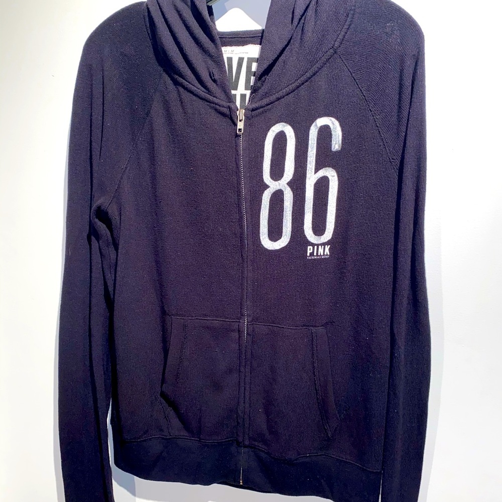 VS Pink Sweater Zip up Hoodie